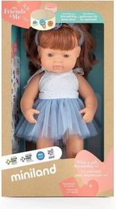 Miniland Educational My Friends & Me Baby Doll Caucasian Redhead Girl Dressed 38 - Picture 1 of 2