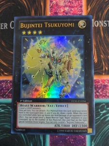 Yu-Gi-Oh! Bujintei Tsukuyomi LVAL-EN054 1st Edition Ultra Rare NM - Picture 1 of 4