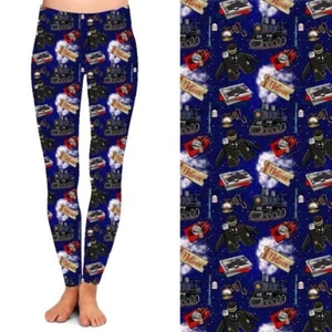Leggings para mujer Polar Express Believe Holiday con bolsillos TC2 Ext talla grande 20-24 - Imagen 1 de 2