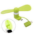 2 in1 electric Mini Portable Micro USB Fan Cooler For Android Huawei Apple iPad