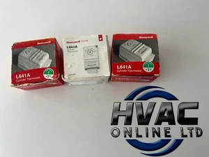 3 x Honeywell L641A Termostato a cilindro L641A1039 230V AC - Foto 1 di 10