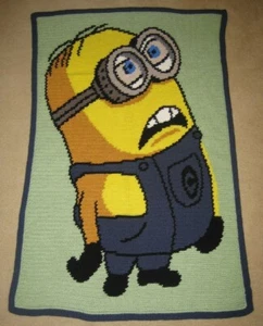 The Minion FATTO A MANO afgano all'uncinetto - Nuovissimo - Foto 1 di 4