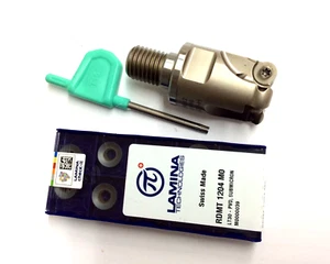 1 x RDMT 1204.. Einschraubfräser 32mm/Z=3 / 10 x Lamina RDMT 1204MO LT30 NEU! - Picture 1 of 2