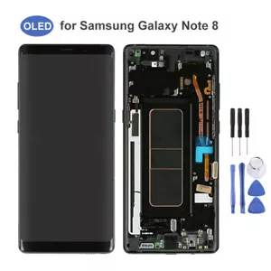 For Samsung Galaxy Note 8 LCD Display Touch Screen Assembly + Frame Replacement - Foto 1 di 4