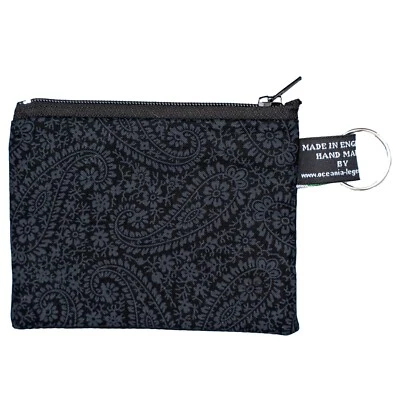 Сумочка для монет и карт с узором пейсли и цветов ДОПОЛНИТЕЛЬНАЯ RFID-защита наполнитель для чулок - Изображение 1 из 3