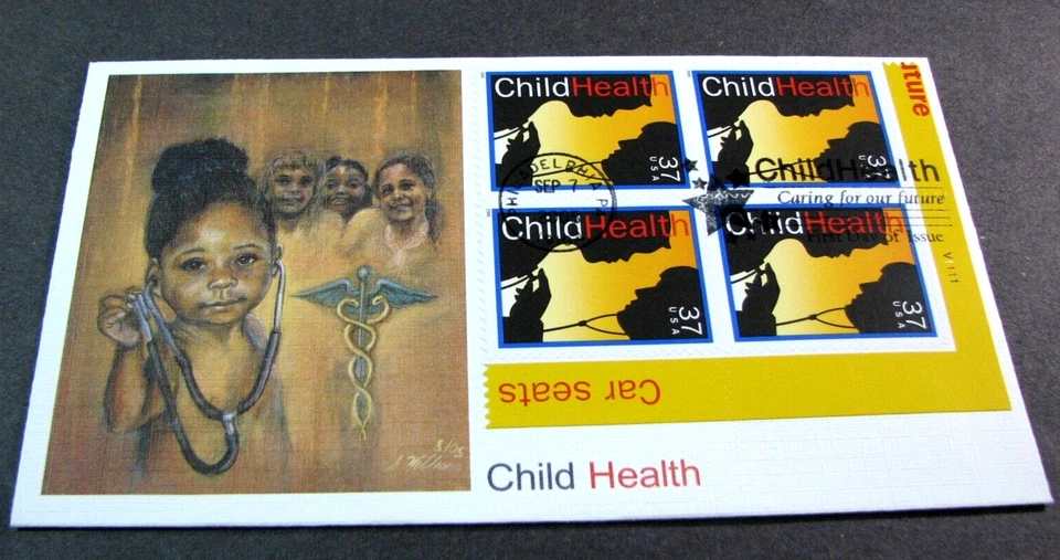 US Stamp FDC Scott# 3938 Child Health 2005 Used PL46 - Image 1 of 1