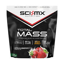 Sci-MX Total Mass Gainer Weight Gain Powder 2kg Whey Protein Shake Lean Muscle