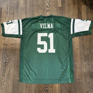New York Jets Vilma Jersey Mens 2XL Reebok Green - Picture 1 of 9