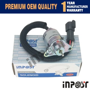 TK 41-6383 Stop Shutdown Solenoid For Yanmar Thermo King 1503ES-12S5SUC11S 12V - Picture 1 of 3