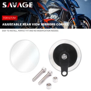 Side Rear View Mirrors Convex for 790 Duke 890 Duke R 790 890 Adventure /R ADV R - Picture 1 of 9