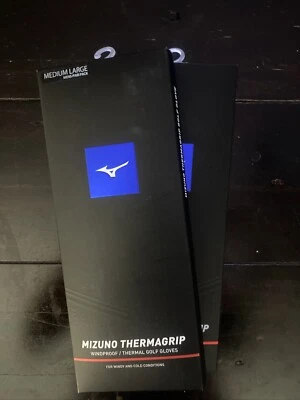 Guante de golf de invierno Mizuno Thermagrip para hombre mediano-grande (2 pares) Foto 1 de 4
