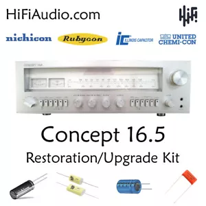Concept 16.5 receiver rebuild restoration recap service kit fix repair capacitor - Picture 1 of 7