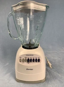 Osterizer 10-Speed Blender White Glass Pitcher No. 6630 - Pre Owned - Picture 1 of 7