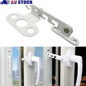 Security Casement Wind Brace Sash Lock Window Limiter Latch Position Stopper - Picture 1 of 5