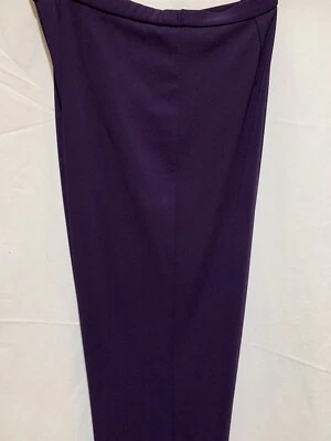 ❤️Pantalones Caslon vintage púrpura uva para mujer tejidos cremallera lateral Foto 1 de 4
