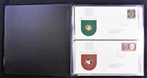 PAPUA NEW GUINEA 1975 6 PROOF COIN FIRST DAY COVERS  THE COINS AND STAMPS  A9 - Bild 1 von 4