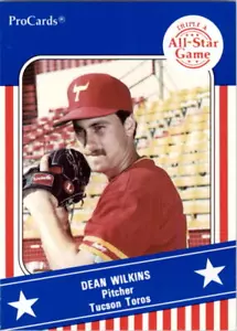 1991 Triple A All-Stars ProCards #AAA54 Dean Wilkins - NM - Picture 1 of 2