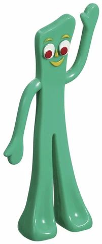 Gumby 6" Bendable Rubber Figure Cover