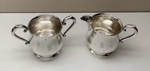 Vintage Sterling Silber Preisner Milchkännchen und Zucker - Bild 1 von 7