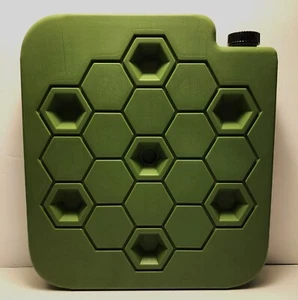 Long Lasting Reuseable Ice Pack ~ Green ~ 12" x 11" x 2" Honeycomb Design - Picture 1 of 2