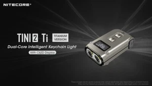 Nitecore TINI2 Ti Titanium USB Charge 500 Lumens LED Flashlight Torches light - Picture 1 of 23