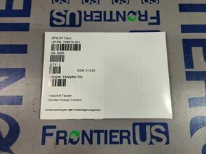 HPE 768079-001 SPS Compact Flash Card MSA2040 P2000 - Picture 1 of 1