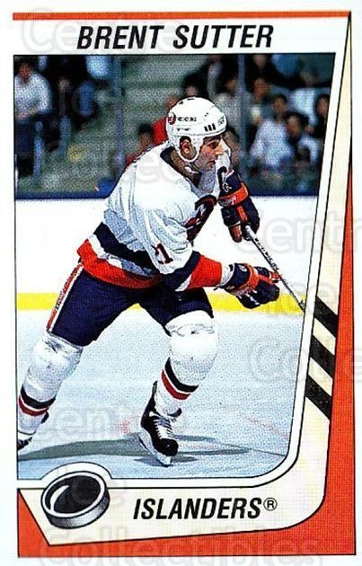 1989-90 Panini Stickers #266 Brent Sutter - Image 1 of 1