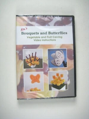 Nita's Bouquets and Butterflies DVD Vegetable Fruit Carving Video Instruction - Image 1 of 3