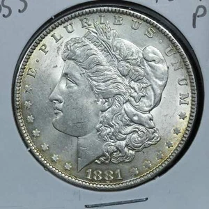1881 P Morgan Silver Dollar - Philadelphia - Picture 1 of 2