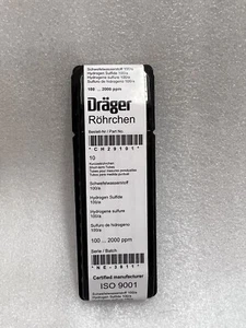 TUBO DE DETECCIÓN DE GAS DRAGER/DRAEGER SULFURO DE HIDRÓGENO 100/a 100-2000 PPM CH29101 - Imagen 1 de 1