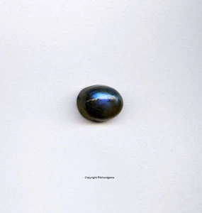 Natural 10x8 mm Oval Cut Labradorite Cabochon For One - Picture 1 of 2