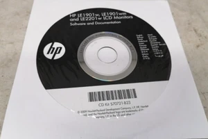 HP LE1901w LE1901wm LE2201w LCD Monitors Software & Documentation CD - Picture 1 of 3