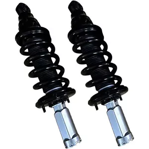 Pair Fit Infiniti QX56 QX80 2011-2021 Front Hydraulic Shock Struts Spring Assys - Picture 1 of 5