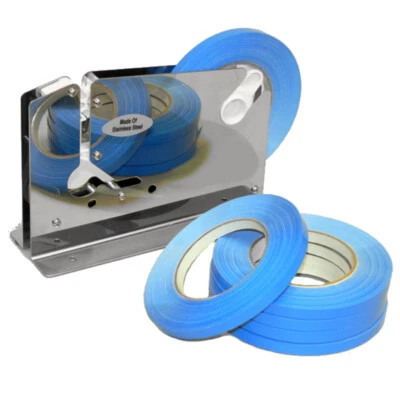 Dispensador cónico sellador de bolsas de polietileno de acero inoxidable para 3/8" y 5 rollos JORESTECH - Imagen 1 de 4