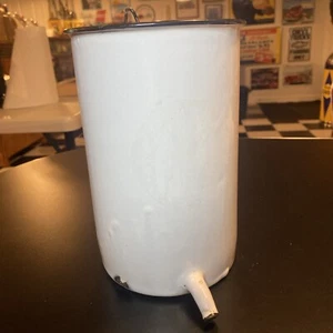 Alter Vintage Sammlerstück Metall Emaille medizinische Verwendung Wassertopf WANDBEHANG 7" - Bild 1 von 16