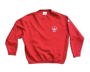 Vintage 80s - 90s Adidas Indiana Hoosiers Basketball Crewneck Sweater Size L RARE - Bild 1 von 12