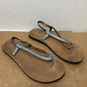 Clarks Strap Slingback Sandal Size 11M ( Have Defect) - Picture 1 of 8