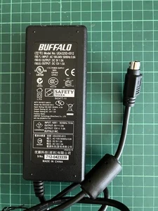 Genuine Buffalo 12V 1.5A Ac Adapter Power Hard Drive Enclosure UEA325D-0512 - Afbeelding 1 van 4