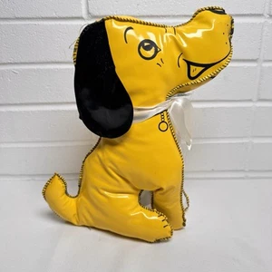 Vintage 1950's Vinyl Autograph 12" Yellow HOUND DOG Adorable Toy New York - Picture 1 of 13