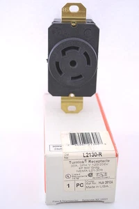 Pass & Seymour L2130-R NEMA L21-30 Locking Receptacle 30A-120/208V 3-Phase Y GRD - Picture 1 of 6