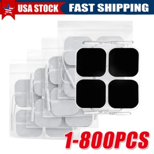 40 TENS Electrode Pads EMS Replacement Unit 7000 3000 2x2 Muscle Stimulator BULK - Picture 1 of 11
