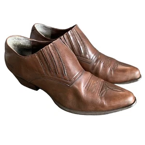 Botines al tobillo Durango talla 7M marrón cuero occidental vaquero sin cordones para mujer RD3523 - Imagen 1 de 13