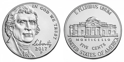 2017 P D S JEFFERSON NICKEL GEM UNC FULL STEP Coins + PROOF- 3 COINS Cover