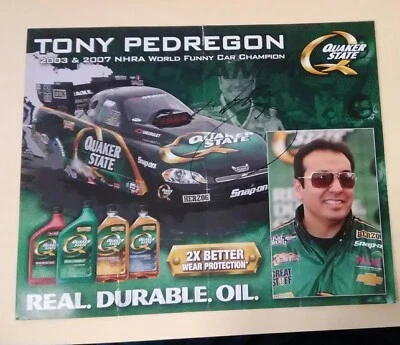COCHE DIVERTIDO - ESTADO QUAKER - VOLANTE FIRMADO POR TONY PEDREGON ¡IDEAL PARA CUALQUIER COLECCIÓN! Foto 1 de 4
