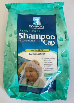 Sage Rinse Free Comfort Shampoo + Conditioner Cap Assisted Living #7909 Lot of 5 - Image 1 of 2