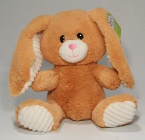 NUEVO SPARK CREATE IMAGINE 10" PELUCHE BRONCEADO CONEJITO CONEJO CON SONIDOS DE SONAJERO Y ARRUGAS - Imagen 1 de 4