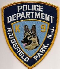 K-9  DHF  NEW JERSEY RIDGEFIELD PARK Police Patch Polizei Abzeichen Hundeführer