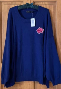 TORRID PULLOVER LANGARM PULLI SWEATSHIRT LOVESICK STRICK OBERTEIL 4 4X 4XL 28 NEU - Bild 1 von 4