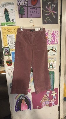 Женские розовые шнуры Ana размер 4 широкие укороченные ноги совершенно новые с бирками без недостатков - Изображение 1 из 4