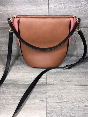 Inc International Concepts Colorblock Bucket Multicolor Bolso Marrón B000272 Foto 1 de 4